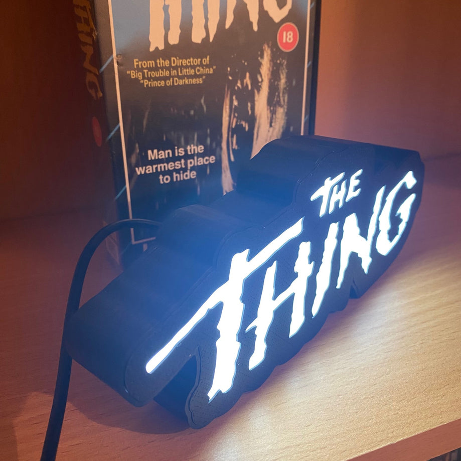 The Thing Horror Movie LED Light Sign