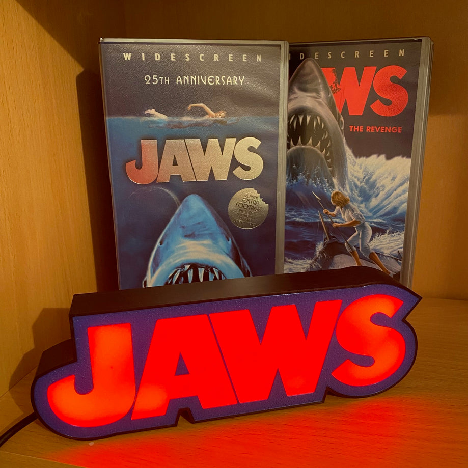 Jaws Horror Movie LED Light Sign