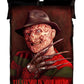 Horror Movie Blanket - Krueger Fleece Blanket - Luxury Twin / Double Velveteen Fleece Blanket
