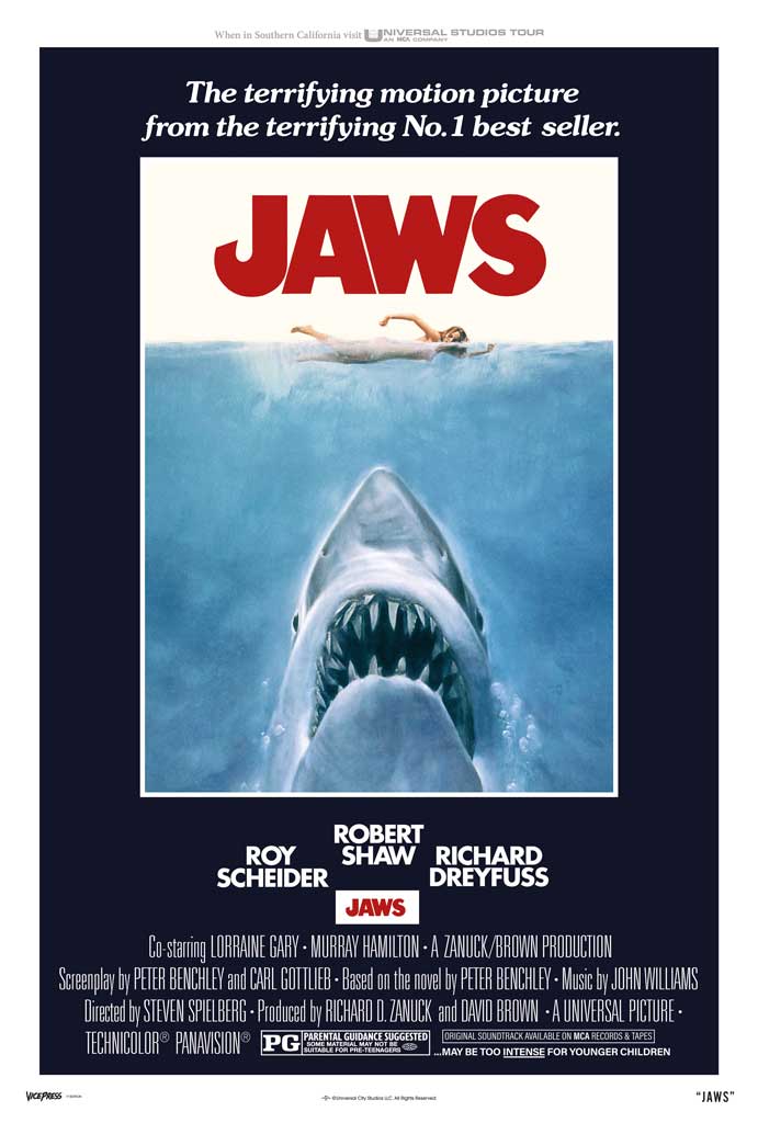 Jaws (One Sheet) Horror Poster