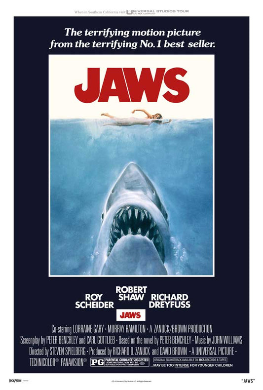 Jaws (One Sheet) Horror Poster