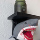 Jaws Shark Wall Shelf Mount Display - Unique Horror Decor Gift