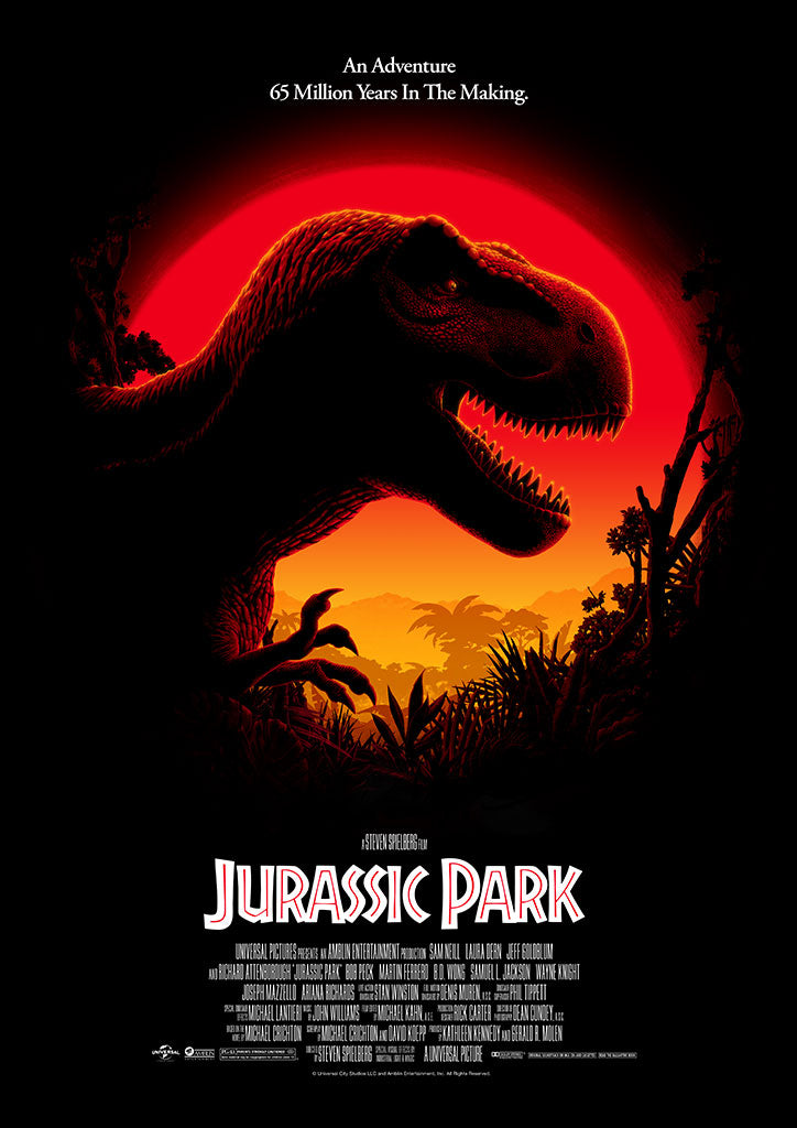 Jurassic Park Horror Poster