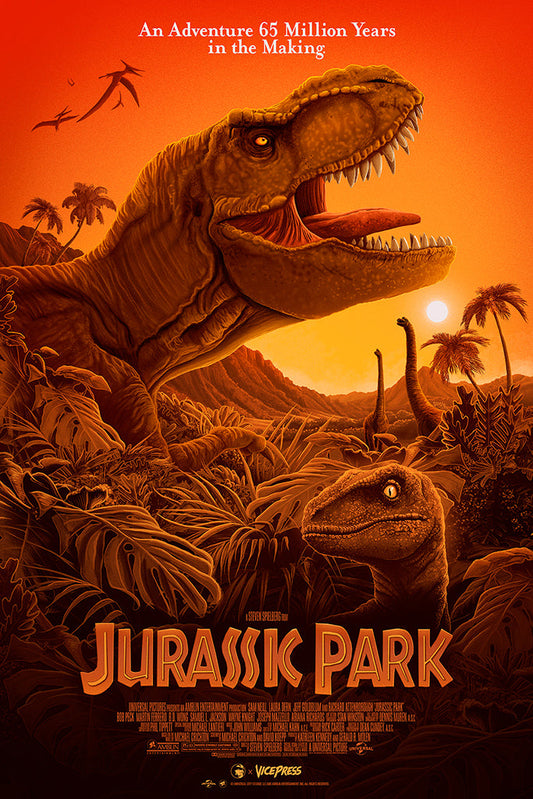 Jurassic Park Horror Poster