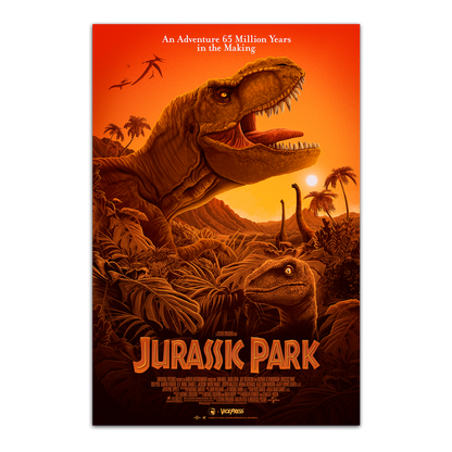 Jurassic Park Horror Poster