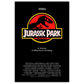 Jurassic Park Theatrical Key-Art (One Sheet) Horror Poster