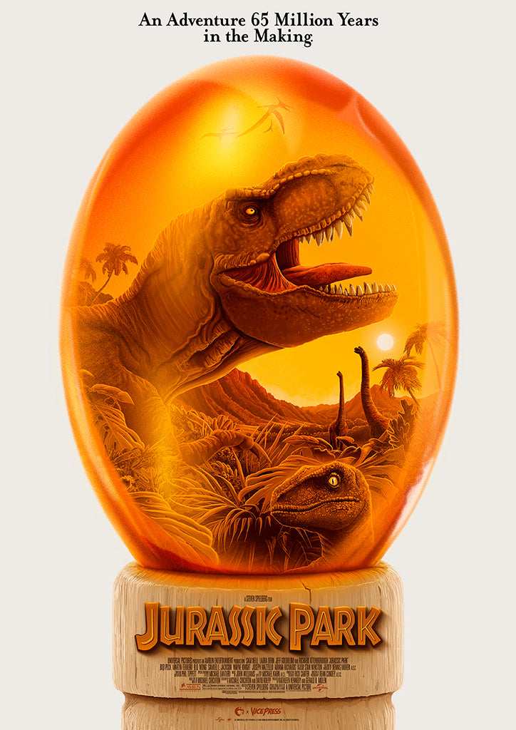 Jurassic Park Horror Poster