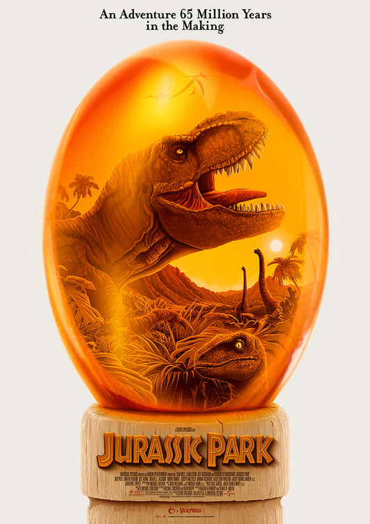 Jurassic Park Horror Poster