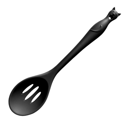 Alchemy Gothic Cat's Kitchen Slotted Spoon (KU4)
