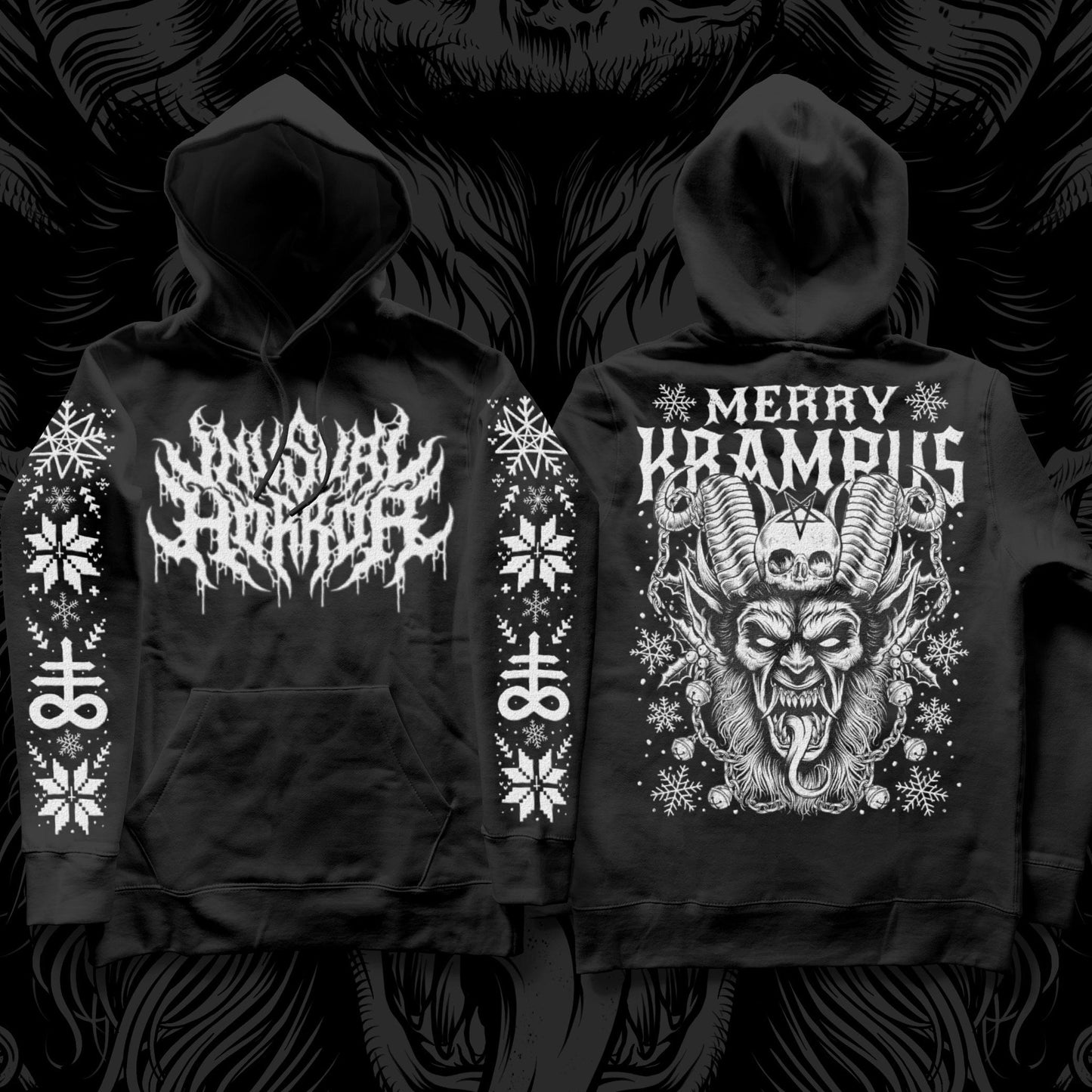 Merry Krampus Horror Hoodie