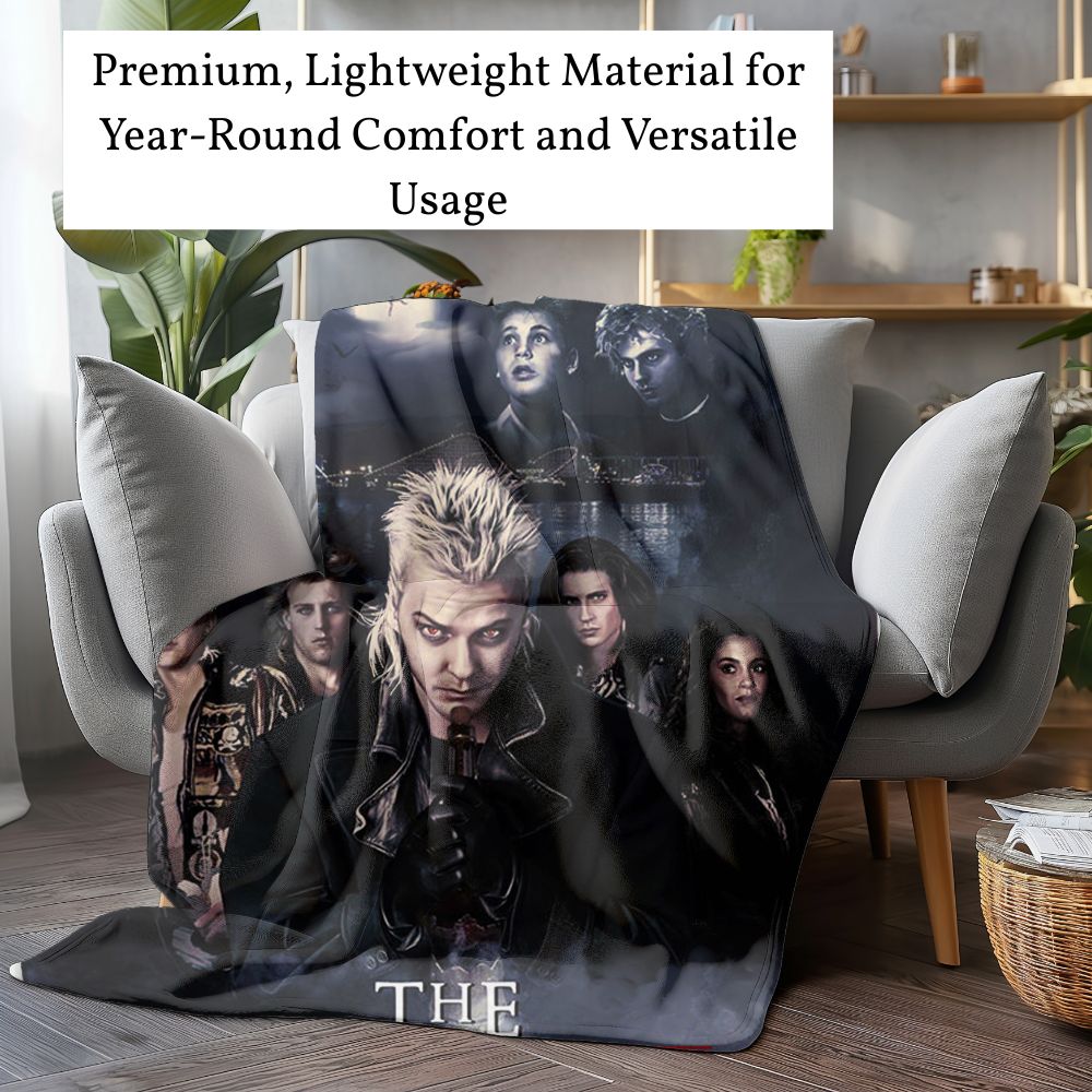 Horror Movie Blanket - Lost Boys Forever Blanket - Luxury Twin / Double Velveteen Fleece Blanket