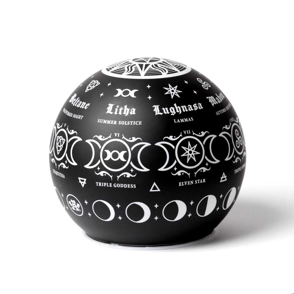 Alchemy Gothic Pagan Calendar Globe Light (LED3)