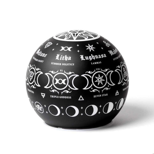 Alchemy Gothic Pagan Calendar Globe Light (LED3)