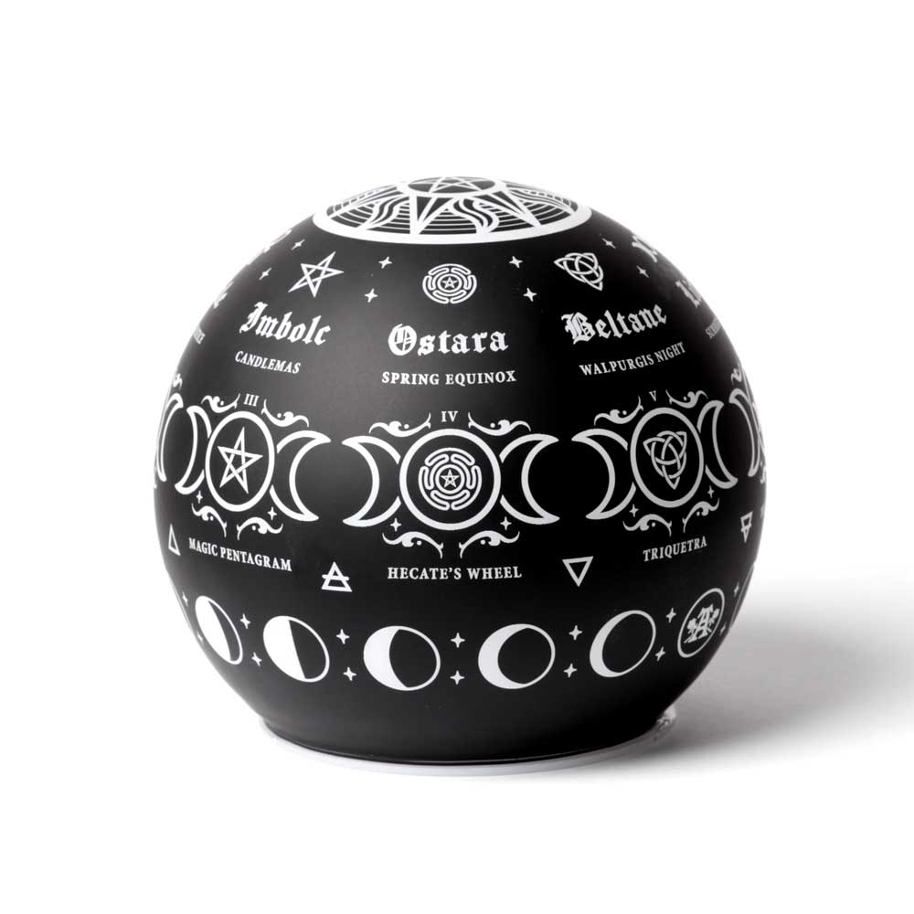 Alchemy Gothic Pagan Calendar Globe Light (LED3)