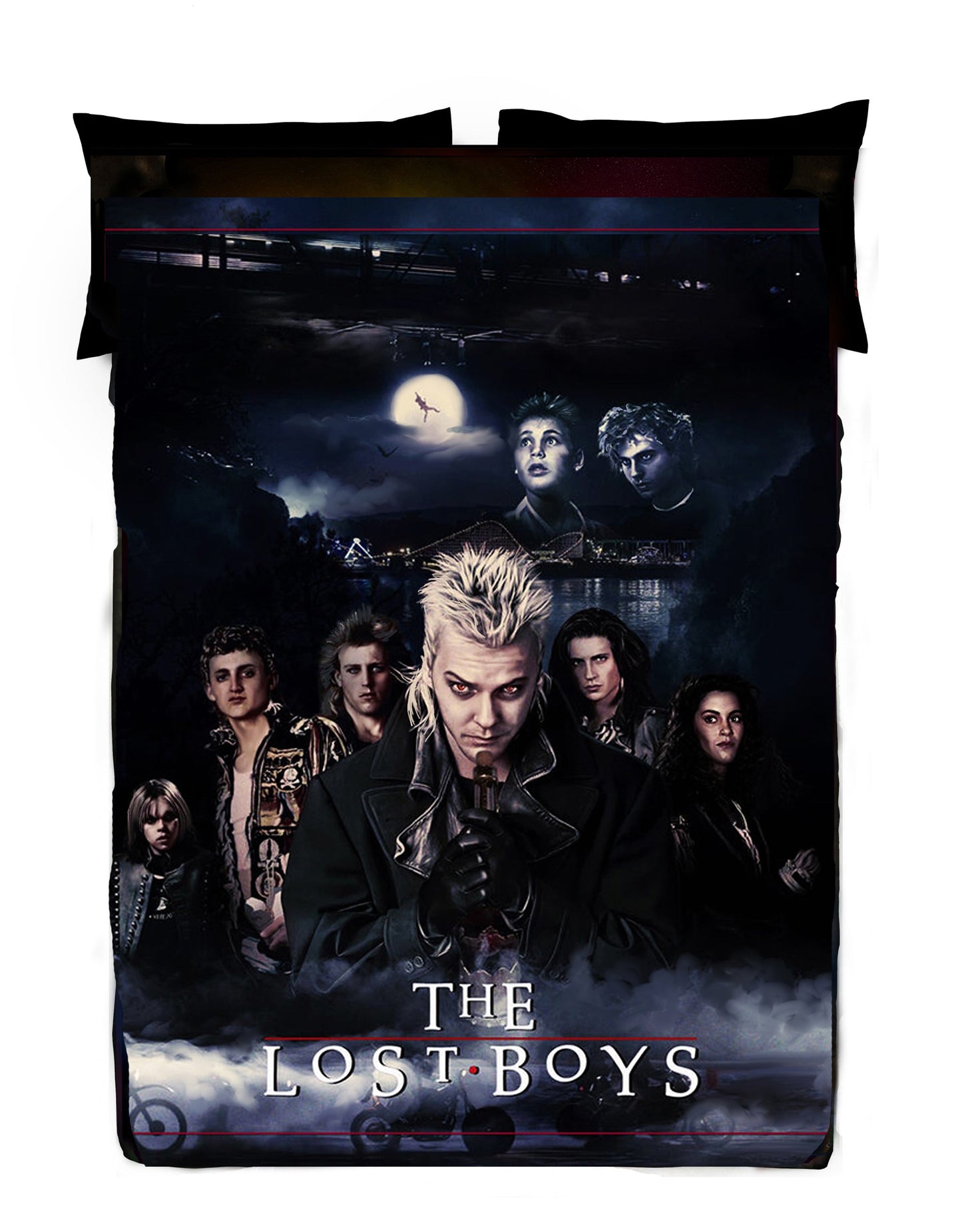 Horror Movie Blanket - Lost Boys Forever Blanket - Luxury Twin / Double Velveteen Fleece Blanket