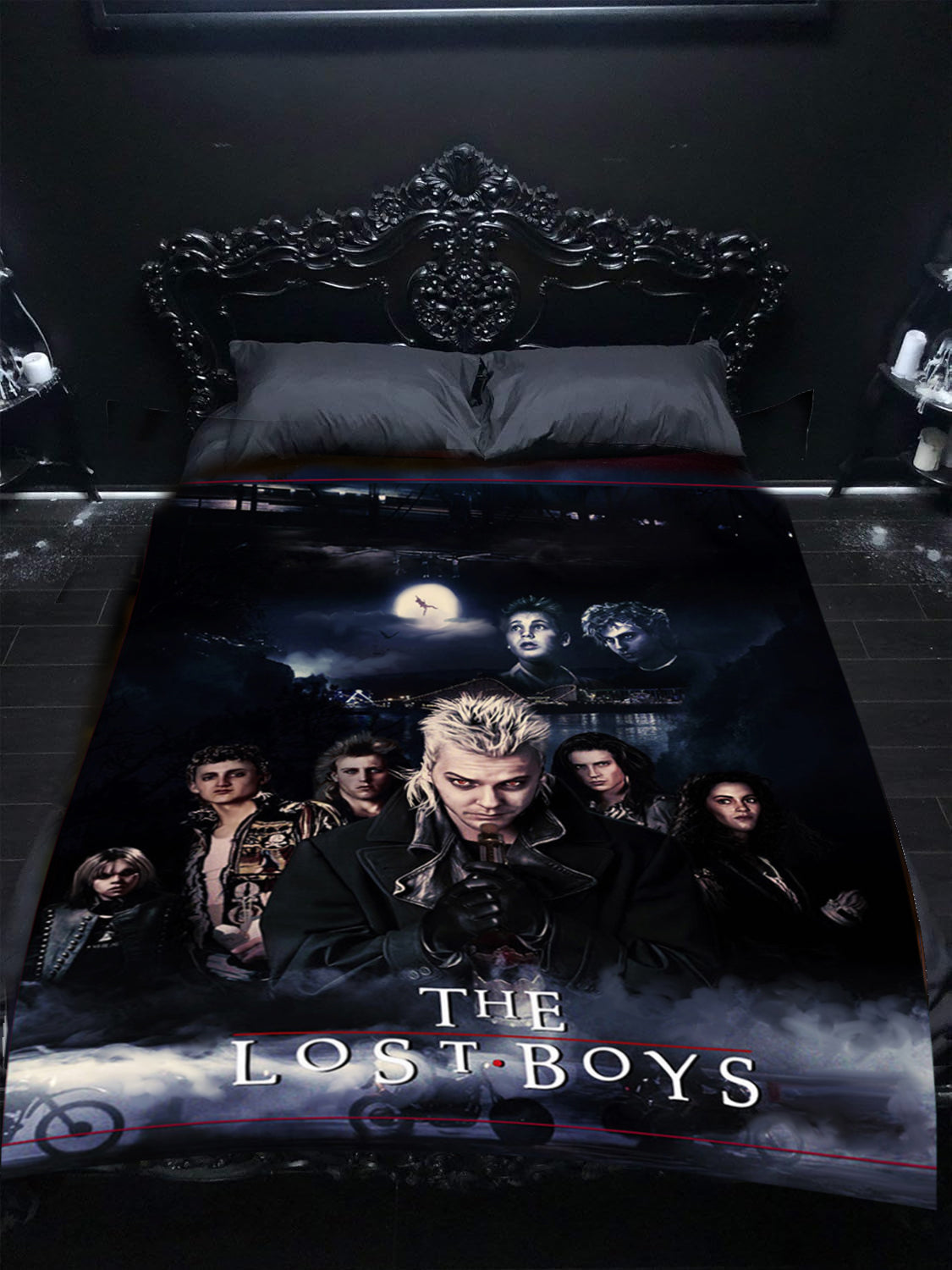 Horror Movie Blanket - Lost Boys Forever Blanket - Luxury Twin / Double Velveteen Fleece Blanket