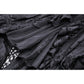 Dark In Love Lilinoe Goth Dress - Off Shoulder Lace-Up Back