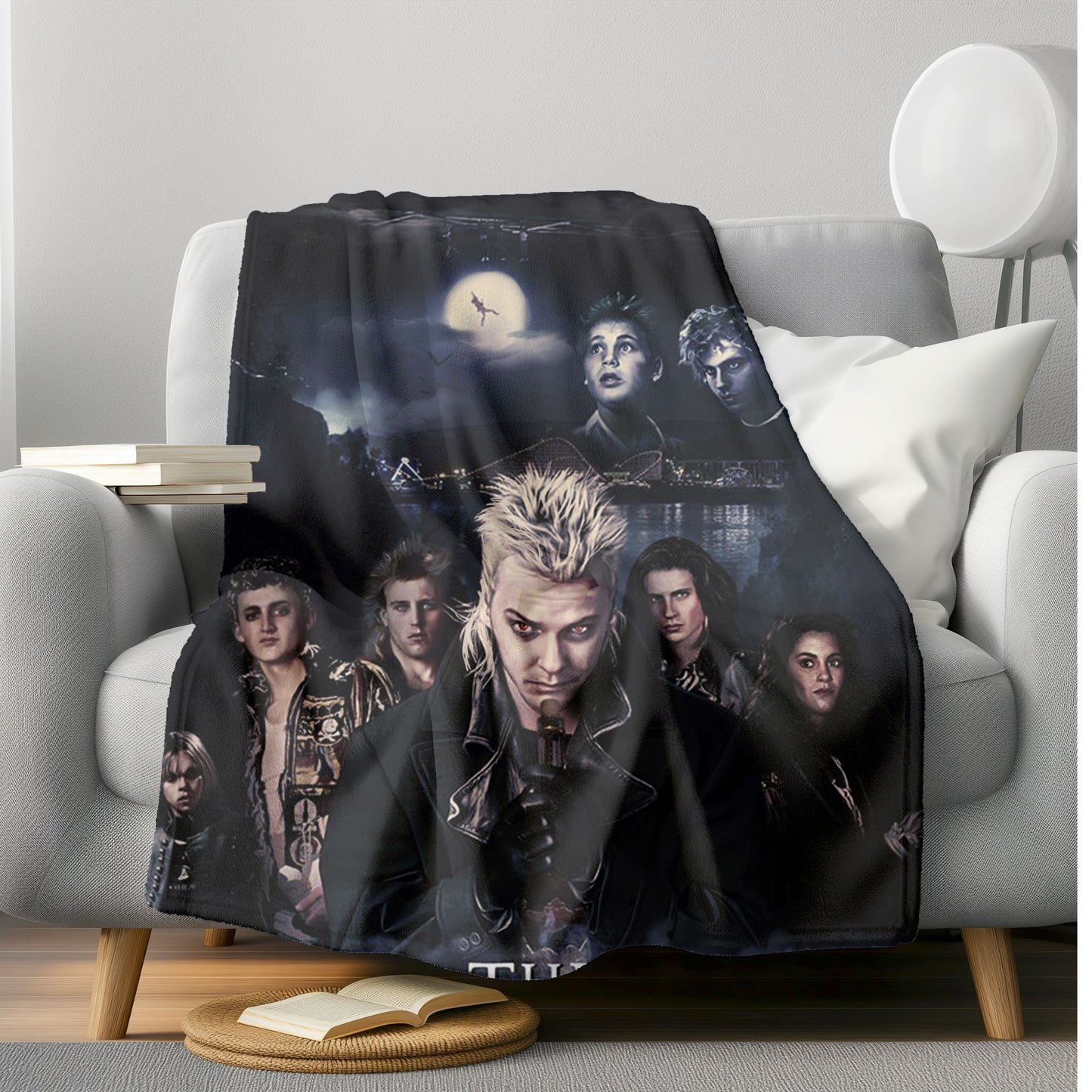 Horror Movie Blanket - Lost Boys Forever Blanket - Luxury Twin / Double Velveteen Fleece Blanket