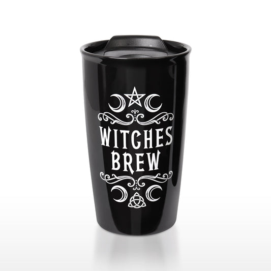 Alchemy Gothic Witches Brew Travel Mug (MRDWM1)