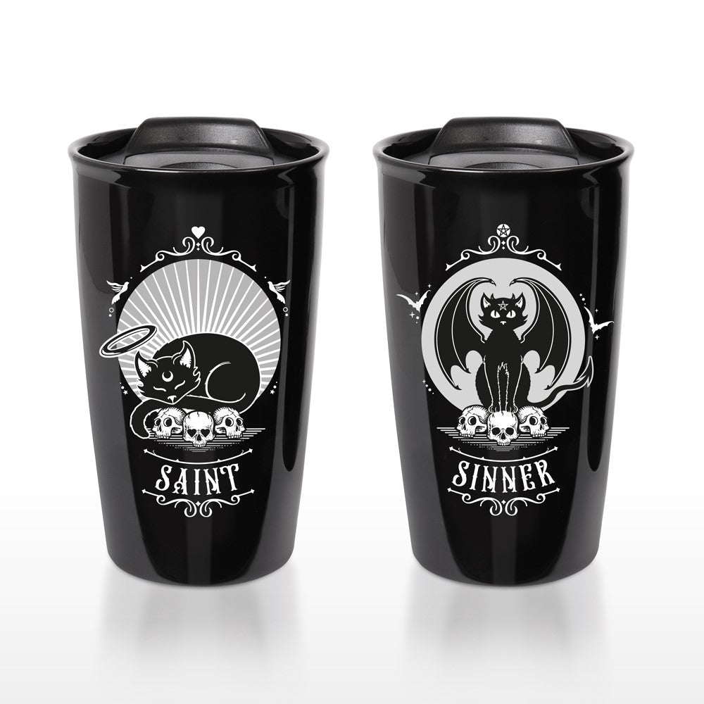 Alchemy Gothic Saint & Sinner Travel Mug (MRDWM8)