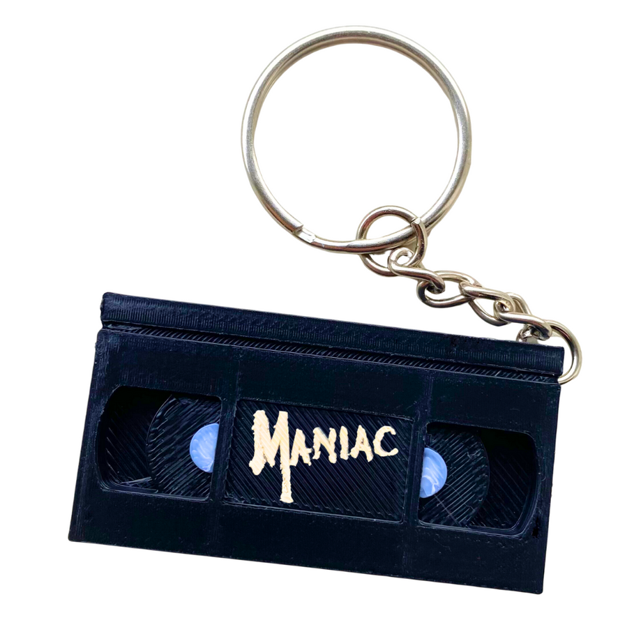 Maniac Mini Horror VHS Keyring