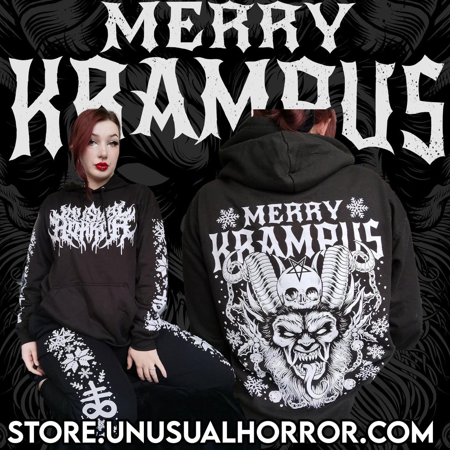 Merry Krampus Horror Joggers