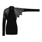 Necessary Evil Vespertilio Long Sleeve Bat Wings Effect Batwing Top - Size 8 Left Only!