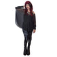 Necessary Evil Circe Gothic Sheer Black Mesh Top - Flowing Layering Piece UK Made
