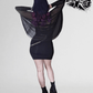 Necessary Evil Circe Gothic Sheer Black Mesh Top - Flowing Layering Piece UK Made