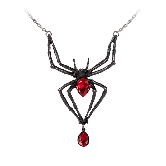 Alchemy Gothic Black Widow Necklace (P432B)