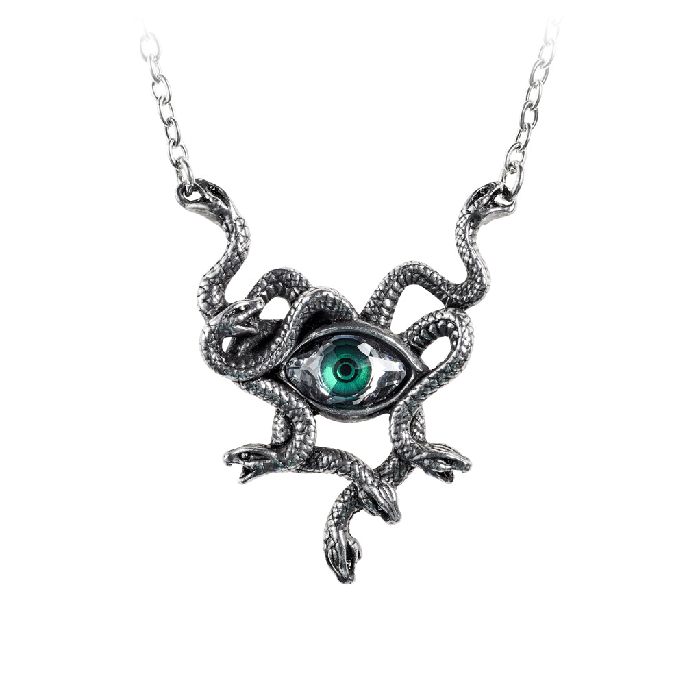 Alchemy Gothic Gorgon's Eye Necklace (P847)