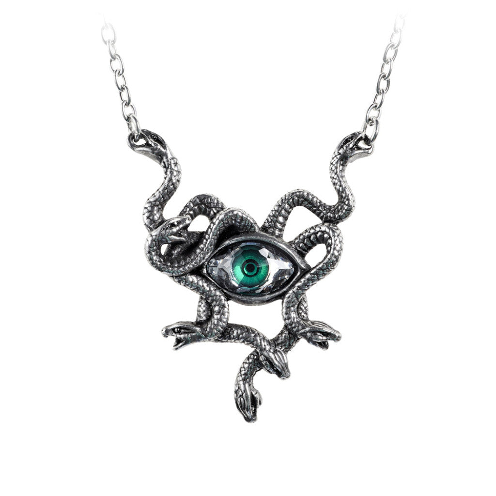 Alchemy Gothic Gorgon's Eye Necklace (P847)