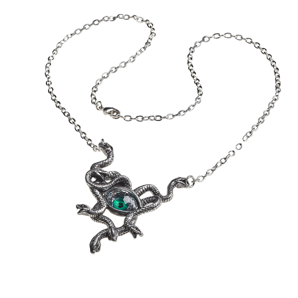 Alchemy Gothic Gorgon's Eye Necklace (P847)