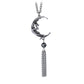 Alchemy Gothic Naga Moon Necklace (P865)