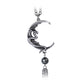 Alchemy Gothic Naga Moon Necklace (P865)