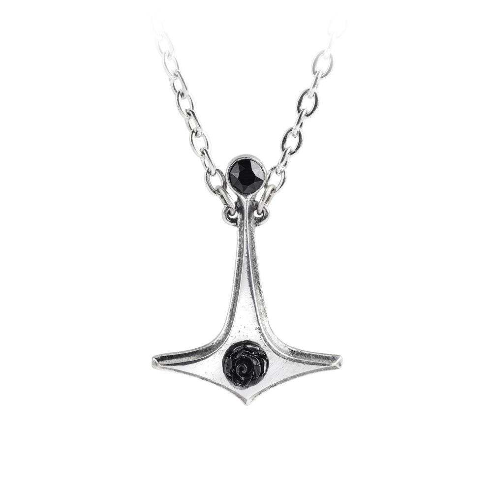 Alchemy Gothic Thor's Rose Pendant (P880)