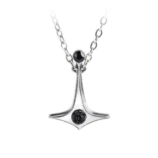 Alchemy Gothic Thor's Rose Pendant (P880)