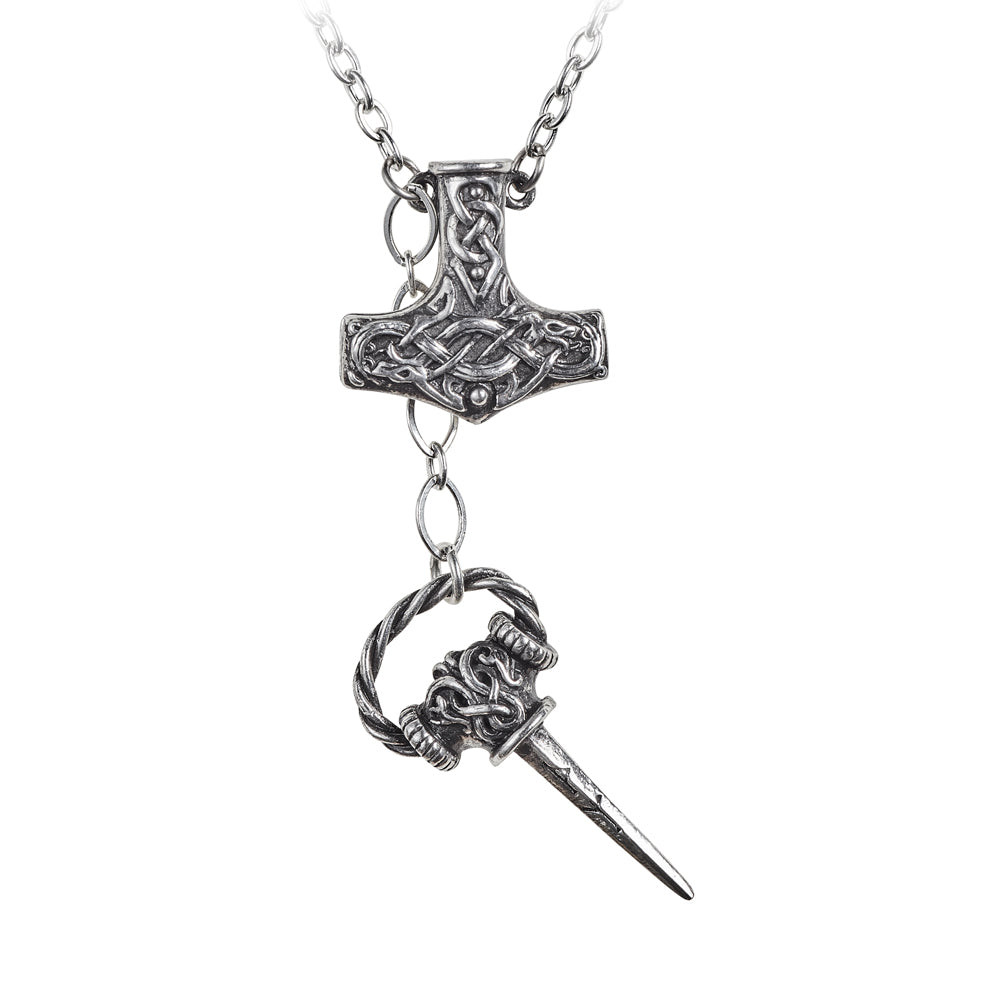 Alchemy Gothic Thor Dagger Pendant (P887)
