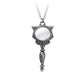 Alchemy Gothic Sacred Cat Vanitas Pendant (P889)