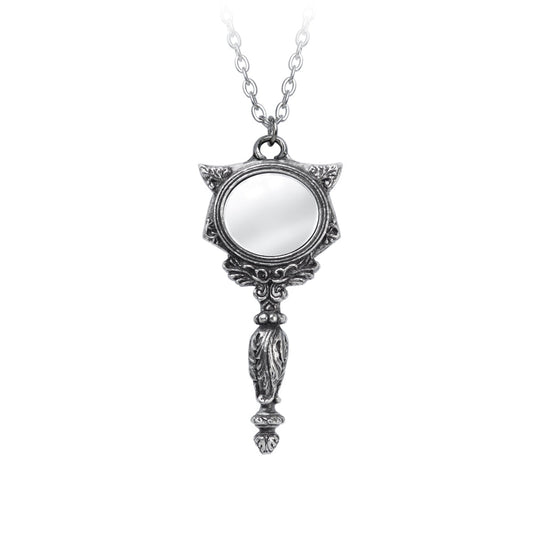 Alchemy Gothic Sacred Cat Vanitas Pendant (P889)