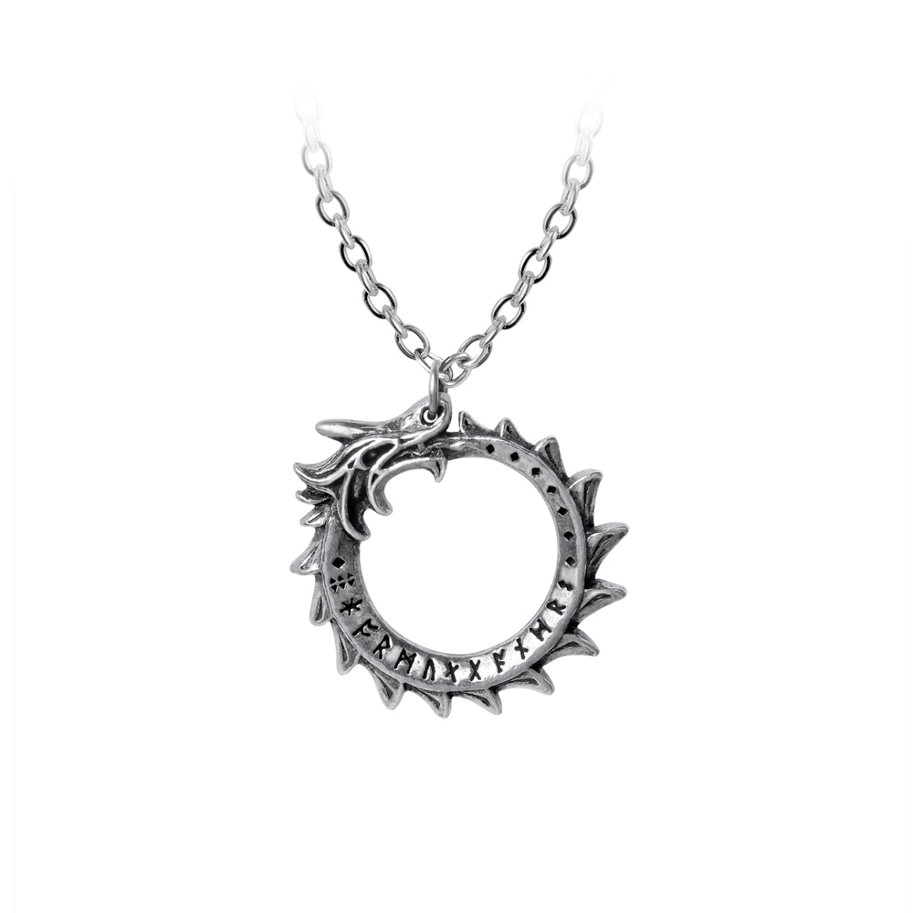 Alchemy Gothic Mini Jormungand Pendant (P918)