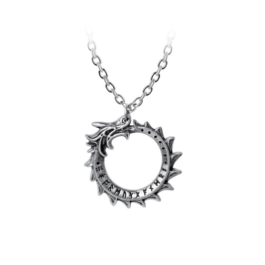Alchemy Gothic Mini Jormungand Pendant (P918)