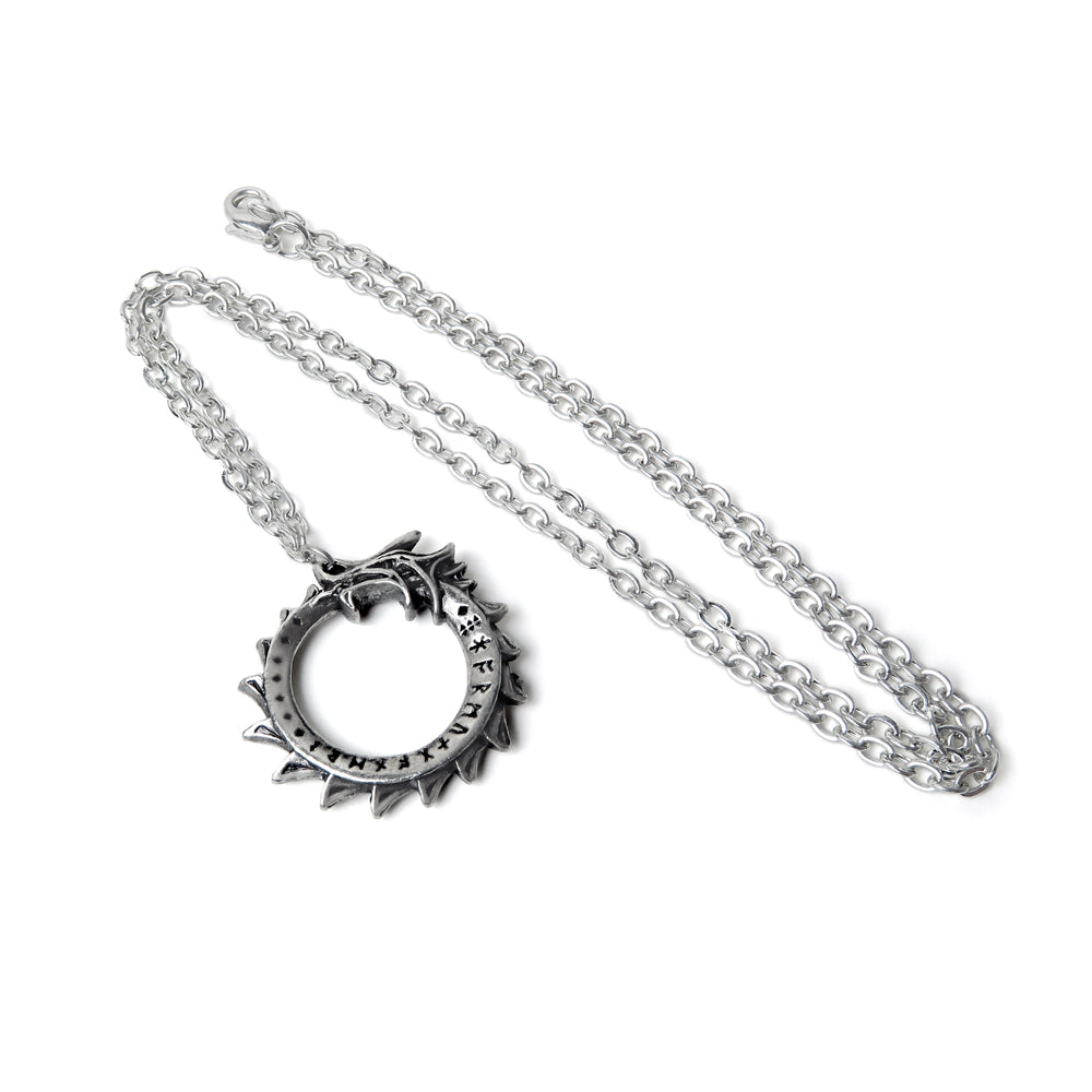 Alchemy Gothic Mini Jormungand Pendant (P918)