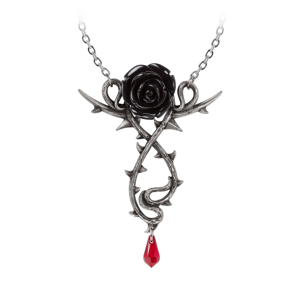 Alchemy Gothic Carpathian Rose Necklace (P928)