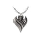 Alchemy Gothic Darken Heart Locket (P949)