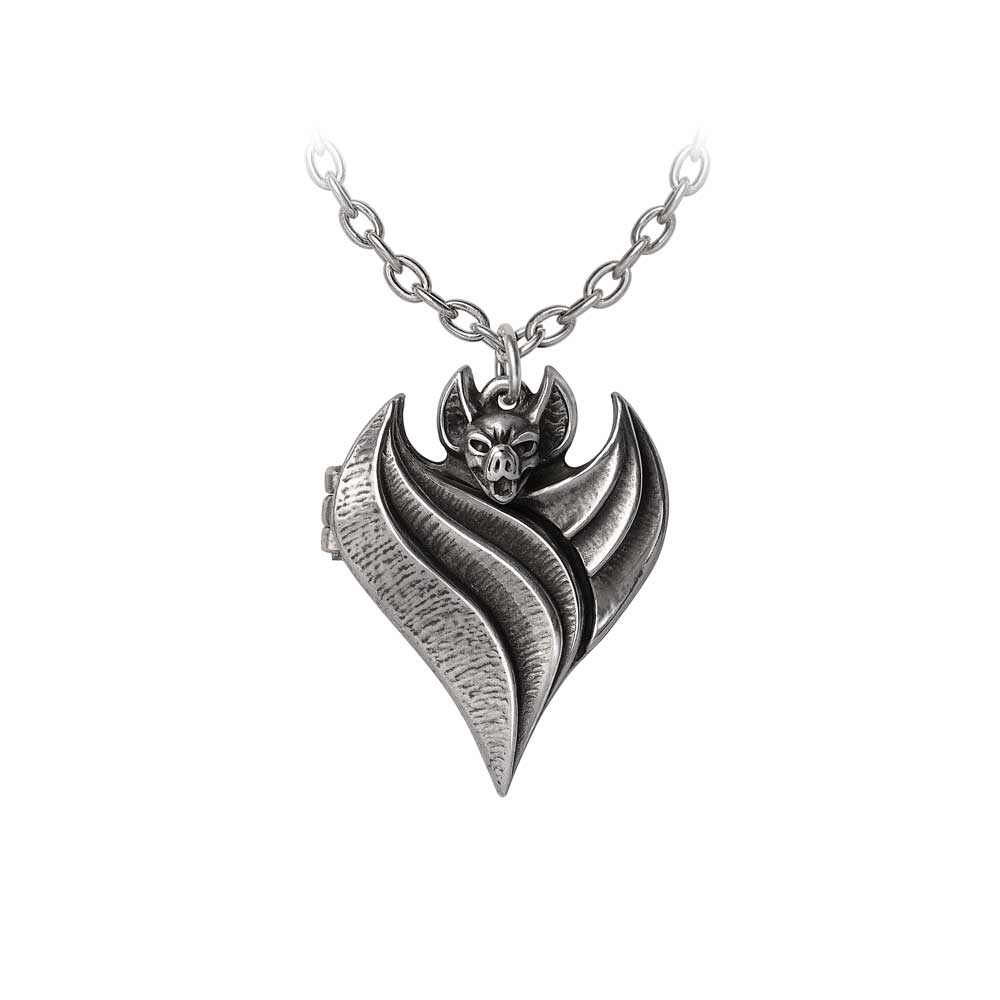 Alchemy Gothic Darken Heart Locket (P949)