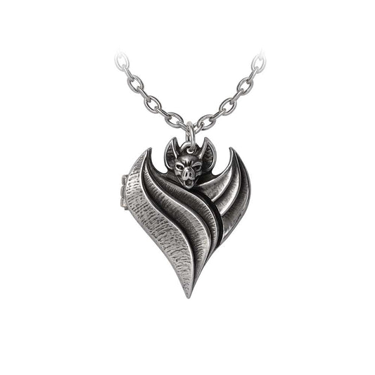 Alchemy Gothic Darken Heart Locket (P949)