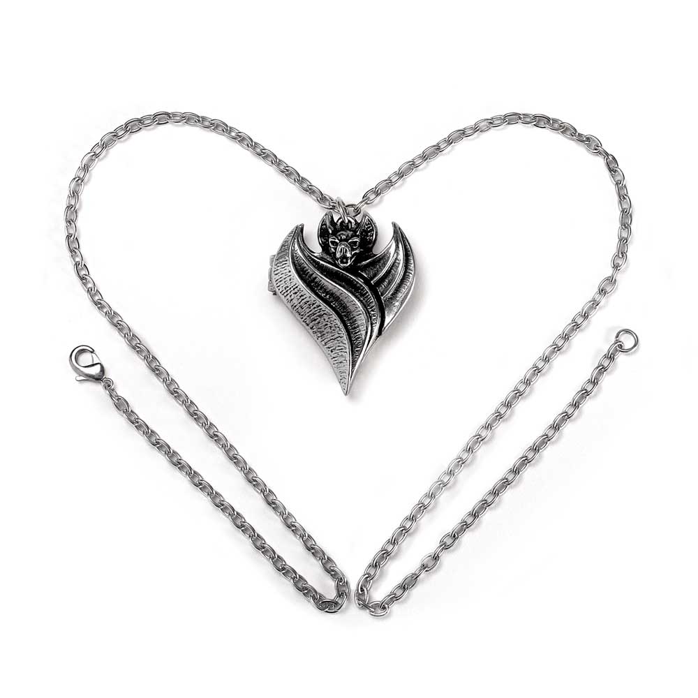 Alchemy Gothic Darken Heart Locket (P949)