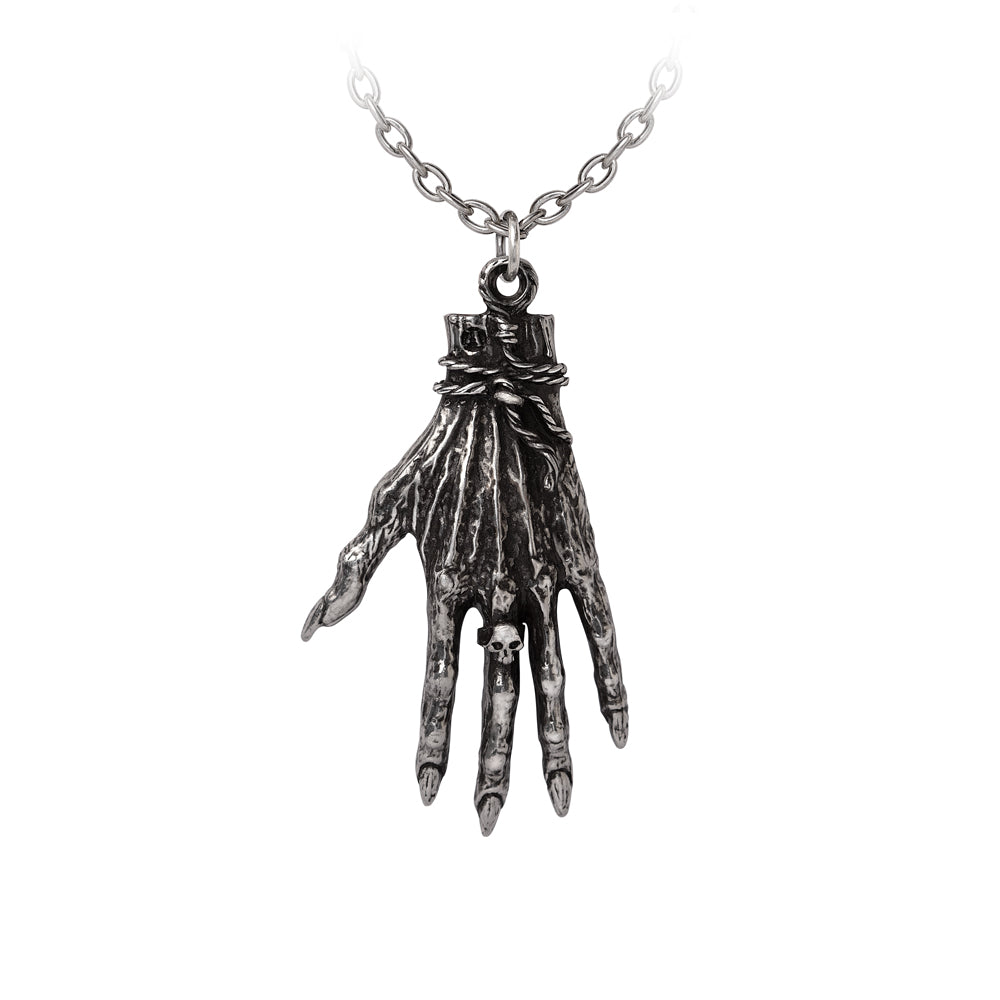 Alchemy Gothic Hand of Glory Pendant (P953)