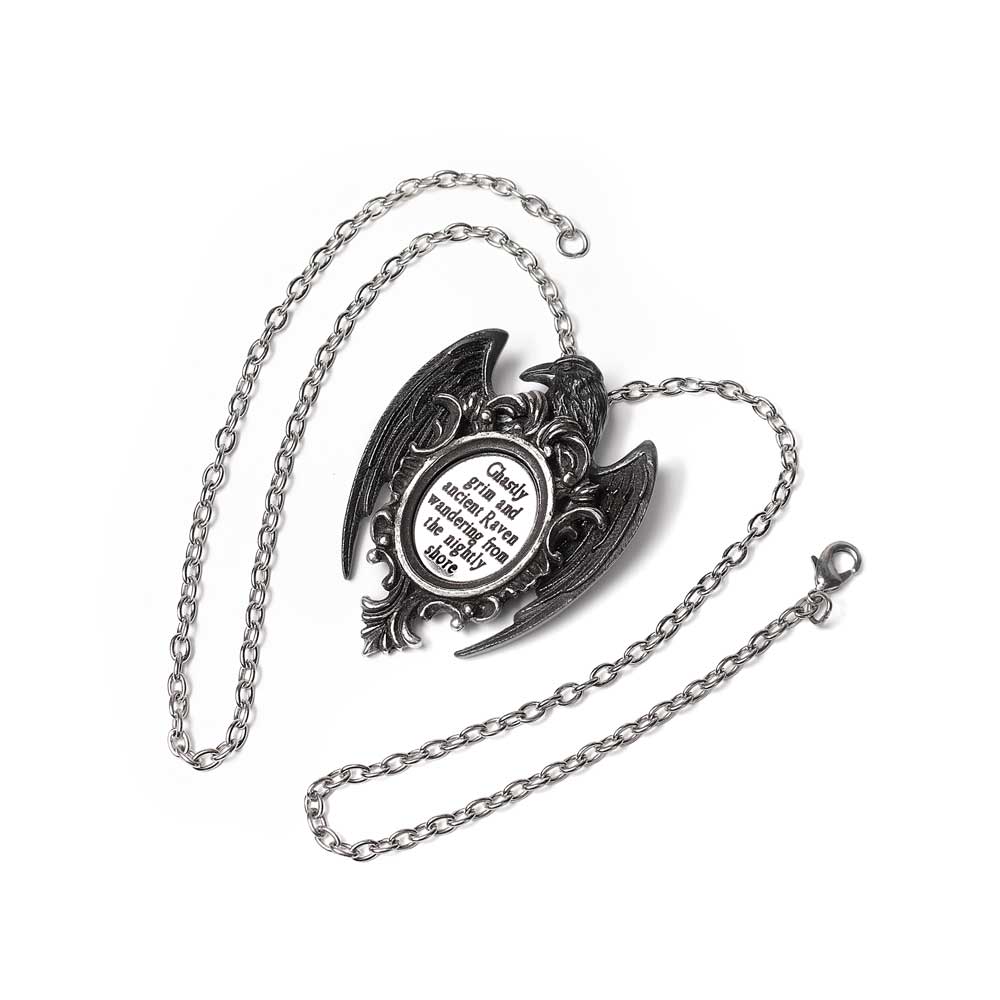 Alchemy Gothic Quoth the Raven Pendant (P958)
